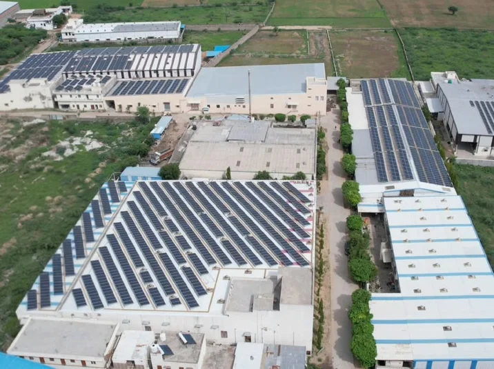 Aerial view of the Gegal manufacturing facility in Ajmer, Rajasthan